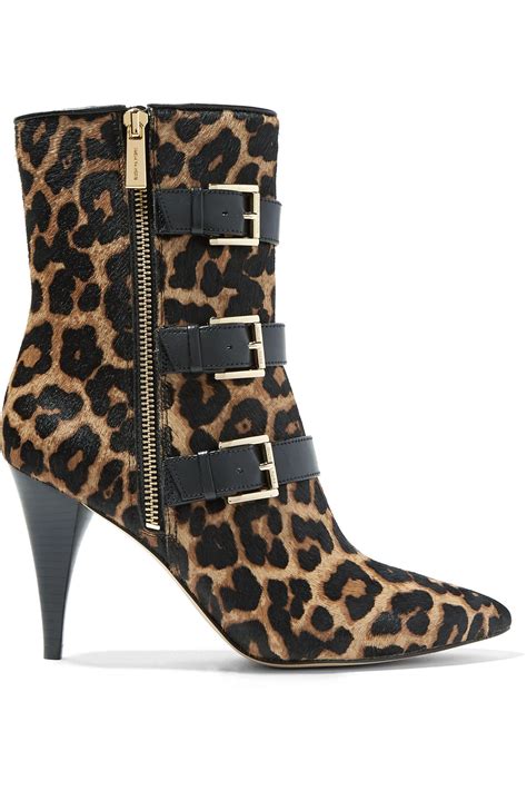 michael kors leopard print shoes|michael kors leopard boots.